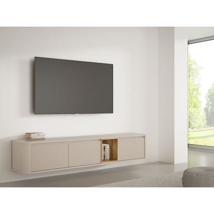 TV-Lowboard INAR Beige/Braun