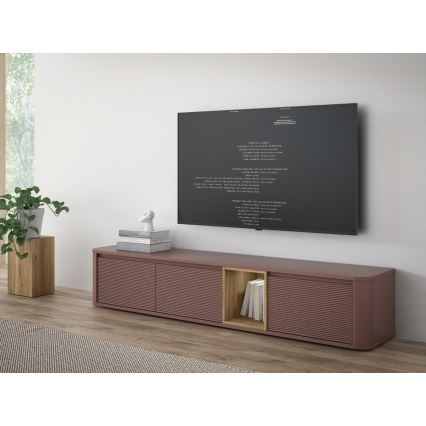 TV-Lowboard INAR, braun/braun