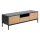 TV-Lowboard SARON Eiche/Schwarz