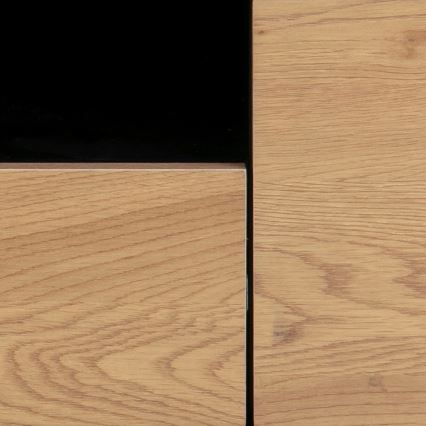 TV-Lowboard SARON Eiche/Schwarz