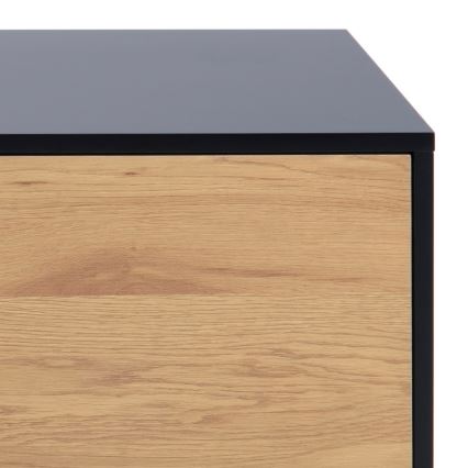 TV-Lowboard SARON Eiche/Schwarz