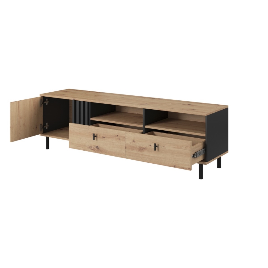 TV-Tisch BADIA Eiche/anthrazit