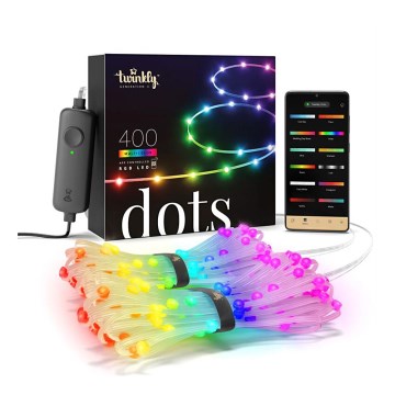 Twinkly - LED RGB Außen-Dimmstreifen DOTS 400xLED 20 m IP44 Wi-Fi