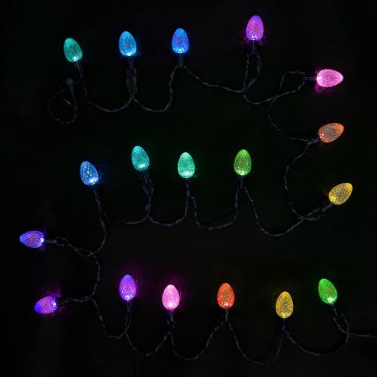 Twinkly - Dimmbare LED-RGBW-Weihnachtskette für den Außenbereich FACETED 80xLED 26,5 m IP44 Wi-Fi