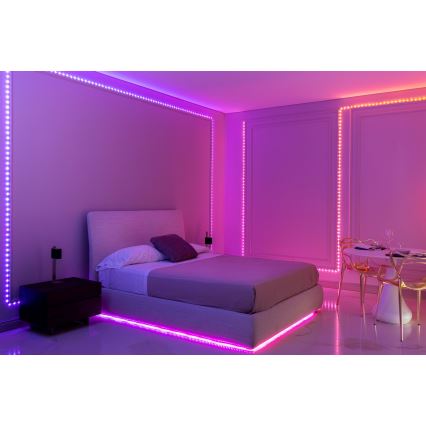 Twinkly - DOTS RGB-LED-Lichterkette, dimmbar, 60 LEDs, 7 m, USB, Wi‑Fi