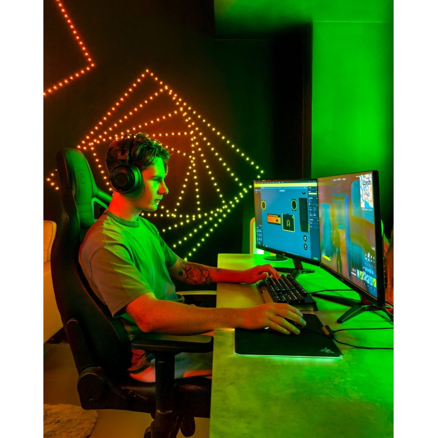 Twinkly - LED RGB Dimmbarer Weihnachtslichterkette DOTS 60xLED 7 m USB Wi-Fi