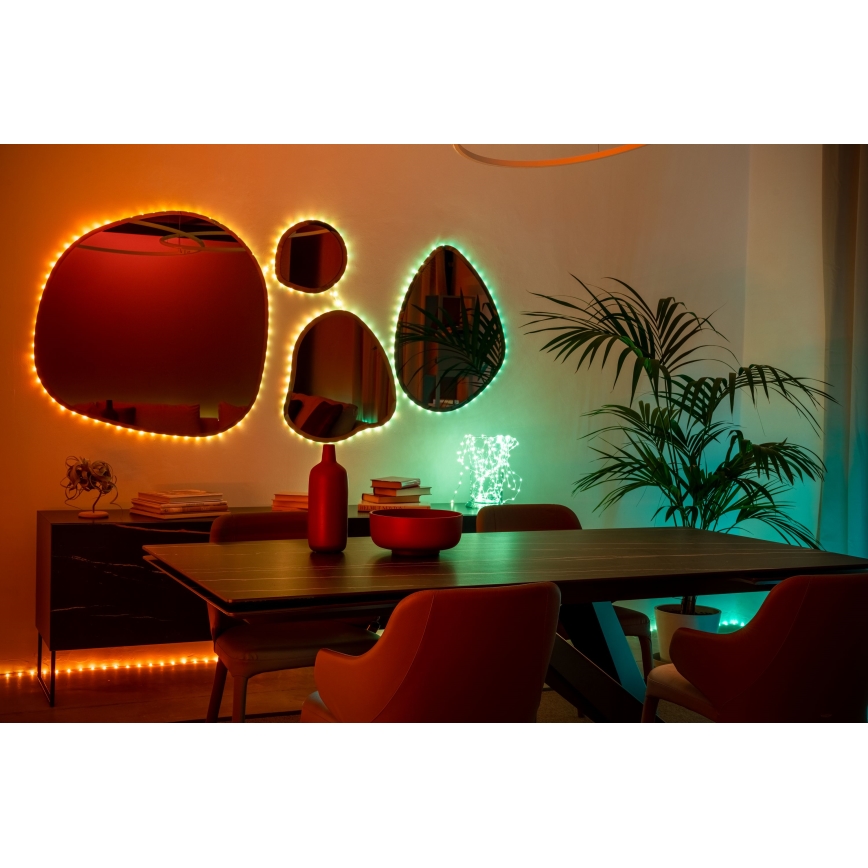 Twinkly - LED RGB Dimmbarer Weihnachtslichterkette DOTS 60xLED 7 m USB Wi-Fi