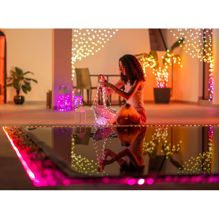Twinkly - LED RGB Dimmbarer Weihnachtslichterkette DOTS 60xLED 7 m USB Wi-Fi