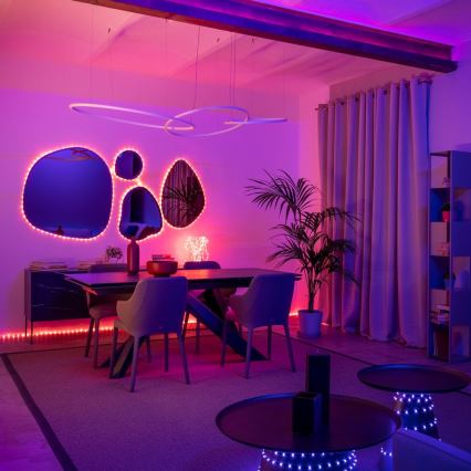 Twinkly - LED RGB Außen-Dimmstreifen DOTS 400xLED 20 m IP44 Wi-Fi