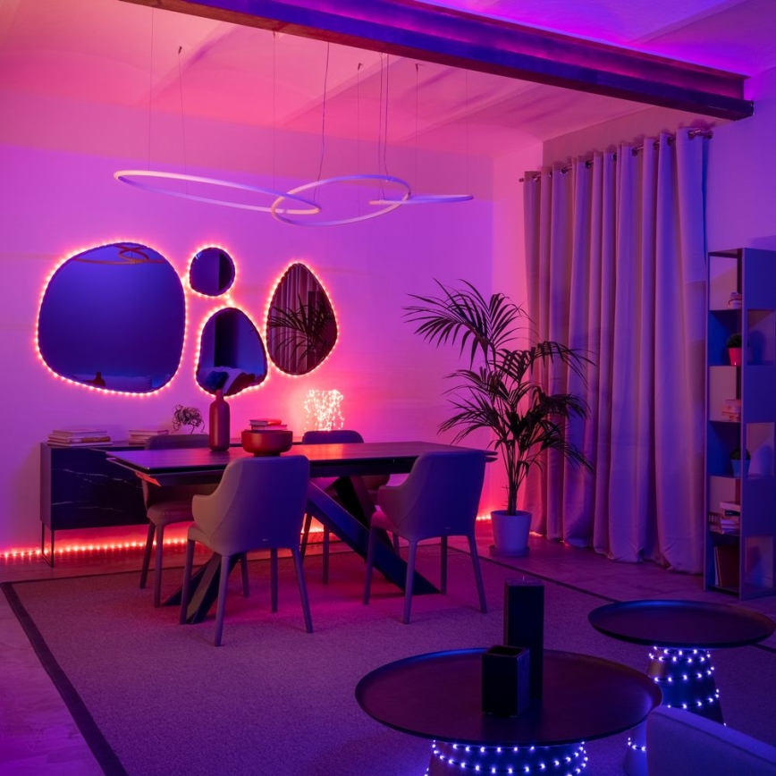 Twinkly - LED RGB Außen-Dimmstreifen DOTS 400xLED 20 m IP44 Wi-Fi