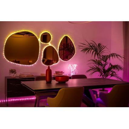 Twinkly - LED RGB Außen-Dimmstreifen DOTS 400xLED 20 m IP44 Wi-Fi