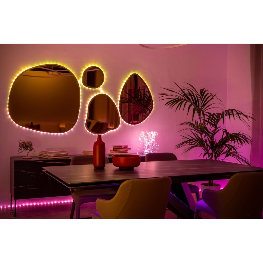 Twinkly - LED RGB Außen-Dimmstreifen DOTS 400xLED 20 m IP44 Wi-Fi