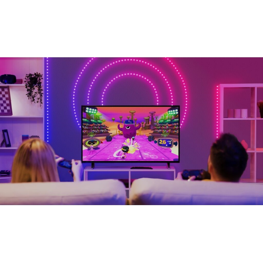 Twinkly - LED RGB Außen-Dimmstreifen DOTS 400xLED 20 m IP44 Wi-Fi