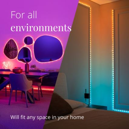 Twinkly - LED RGB Außen-Dimmstreifen DOTS 400xLED 20 m IP44 Wi-Fi