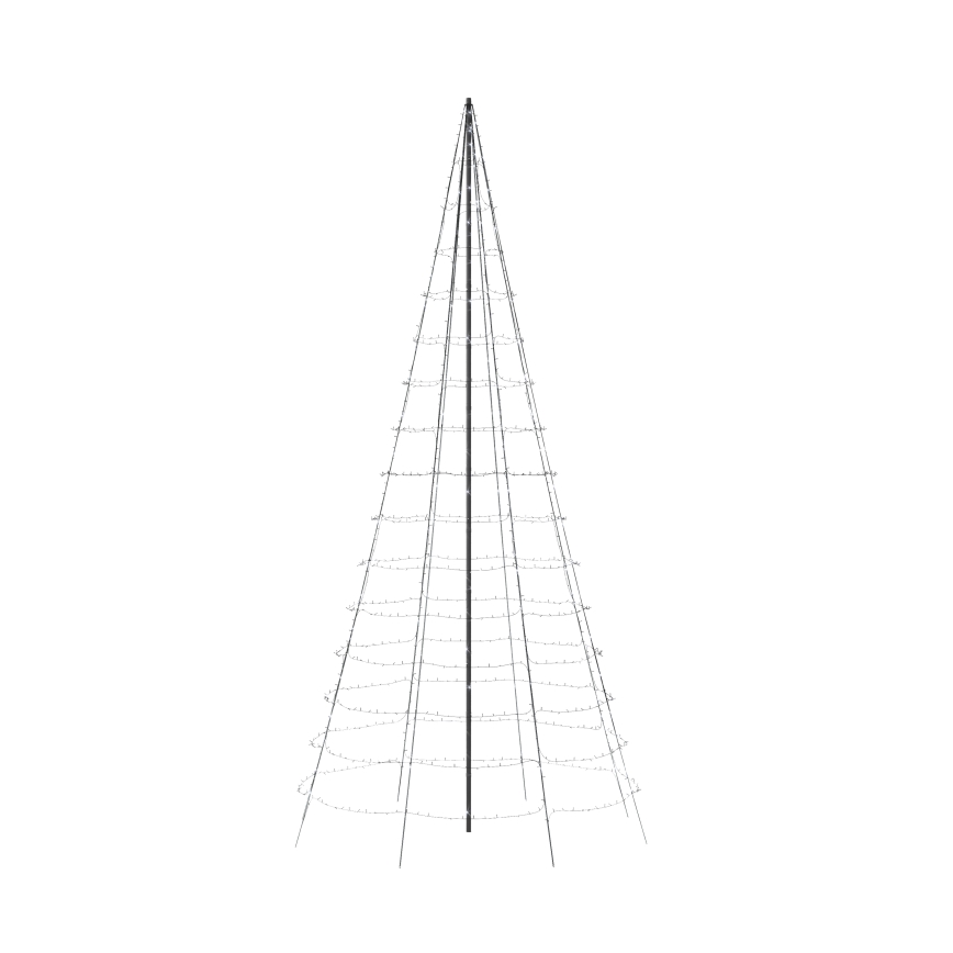 Twinkly - LED RGBW dimmbarer Außen-Weihnachtsbaum LIGHT TREE 1000×LED 6 m IP44 Wi-Fi