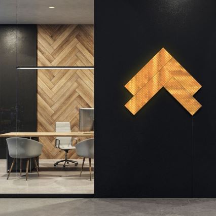 Twinkly - Dimmbares LED-RGB-Panel SQUARES 64xLED 16x16 cm Wi-Fi