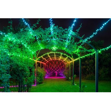 Twinkly - LED RGB dimmbare Außen-Weihnachtslichterkette STRINGS 600xLED 51,5m IP44 Wi-Fi