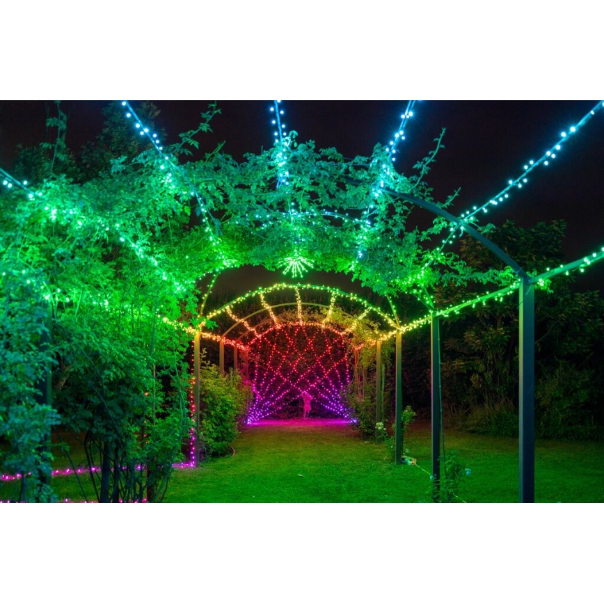 Twinkly - LED RGB dimmbare Außen-Weihnachtslichterkette STRINGS 600xLED 51,5m IP44 Wi-Fi