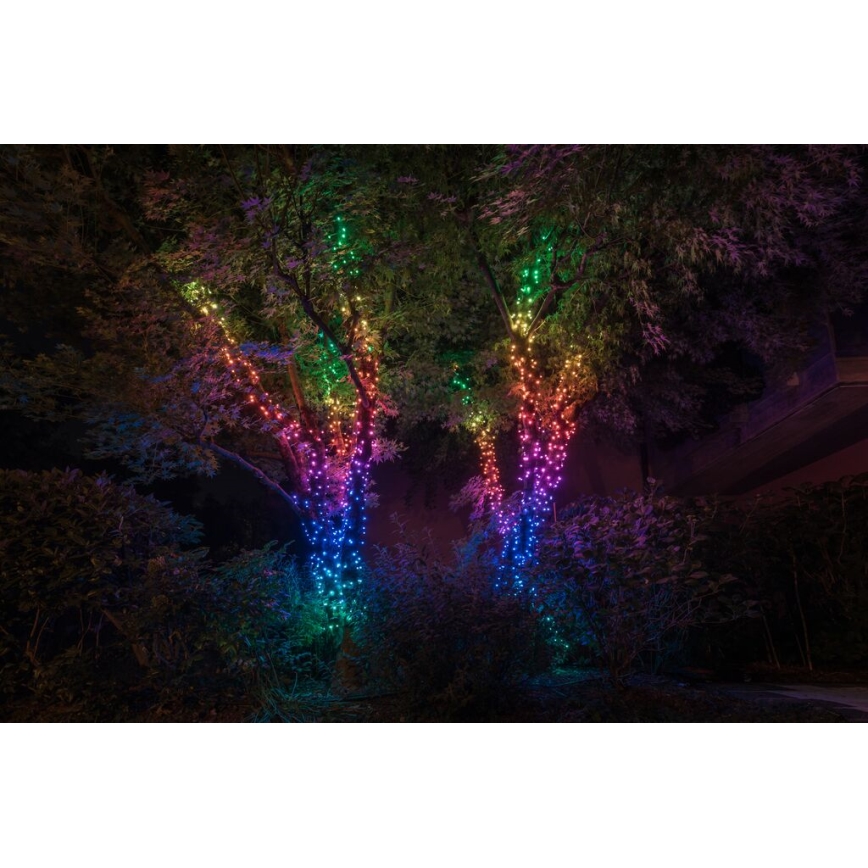 Twinkly - LED RGB dimmbare Außen-Weihnachtslichterkette STRINGS 600xLED 51,5m IP44 Wi-Fi