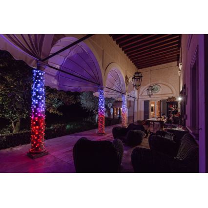 Twinkly - LED RGB dimmbare Außen-Weihnachtslichterkette STRINGS 600xLED 51,5m IP44 Wi-Fi