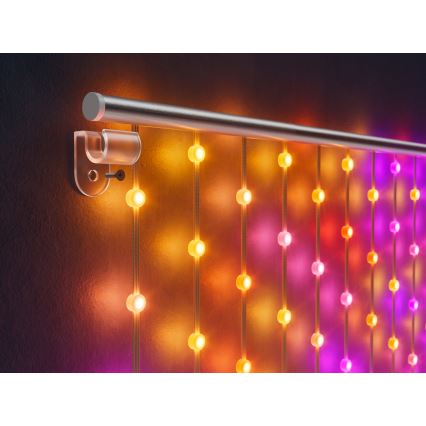 Twinkly - LED RGB dimmbarer Weihnachtsvorhang MATRIX 480xLED 1x1 m Wi-Fi