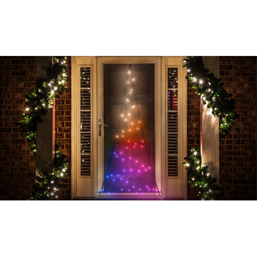 Twinkly - LED RGBW dimmbarer Außen-Weihnachtsbaum LIGHT TREE 70xLED IP44 Wi-Fi