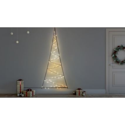 Twinkly - LED RGBW dimmbarer Außen-Weihnachtsbaum LIGHT TREE 70xLED IP44 Wi-Fi