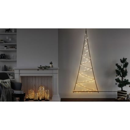 Twinkly - LED RGBW dimmbarer Außen-Weihnachtsbaum LIGHT TREE 70xLED IP44 Wi-Fi