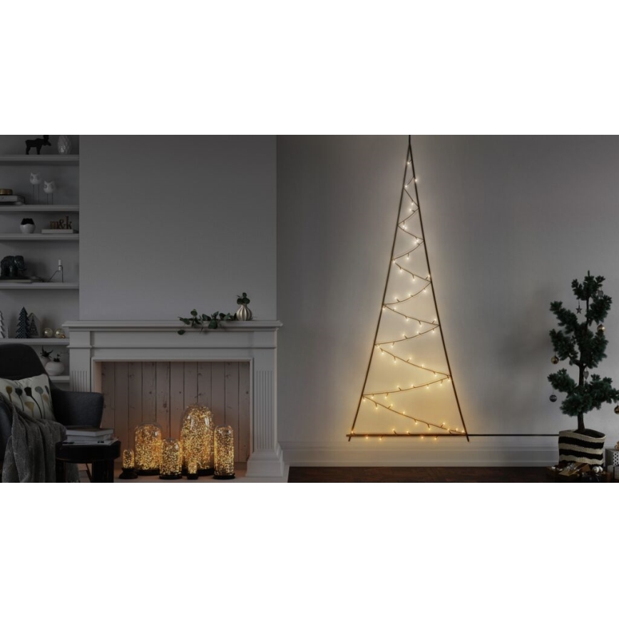 Twinkly - LED RGBW dimmbarer Außen-Weihnachtsbaum LIGHT TREE 70xLED IP44 Wi-Fi