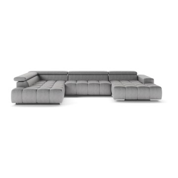 U-förmiges Ecksofa TROPEA grau