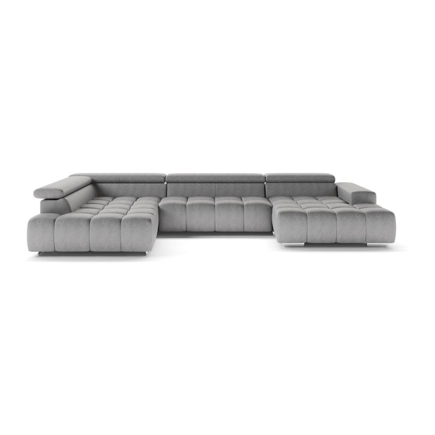 U-förmiges Ecksofa TROPEA grau