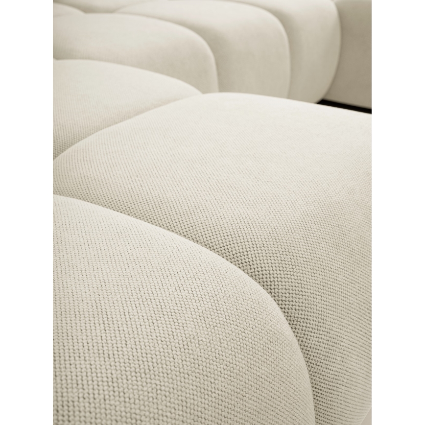 U-förmiges Klapp-Polstersofa mit Stauraum ALMADA beige