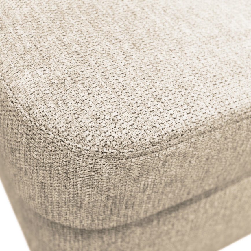 U-förmiges, klappbares Eck-Polstersofa SERPA links beige
