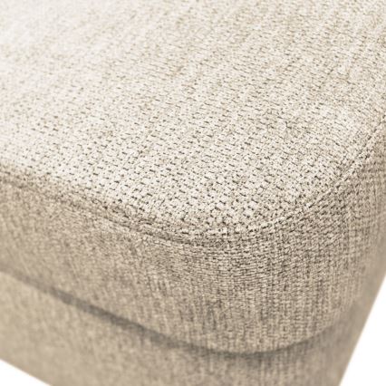 U-förmiges, klappbares Eck-Polstersofa SERPA rechts beige