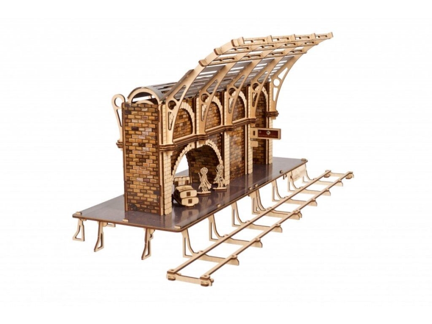 Ugears - 3D mechanisches Holzpuzzle Harry Potter Bahnsteig