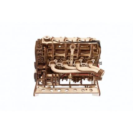 Ugears - 3D mechanisches Holzpuzzle V8-Motor