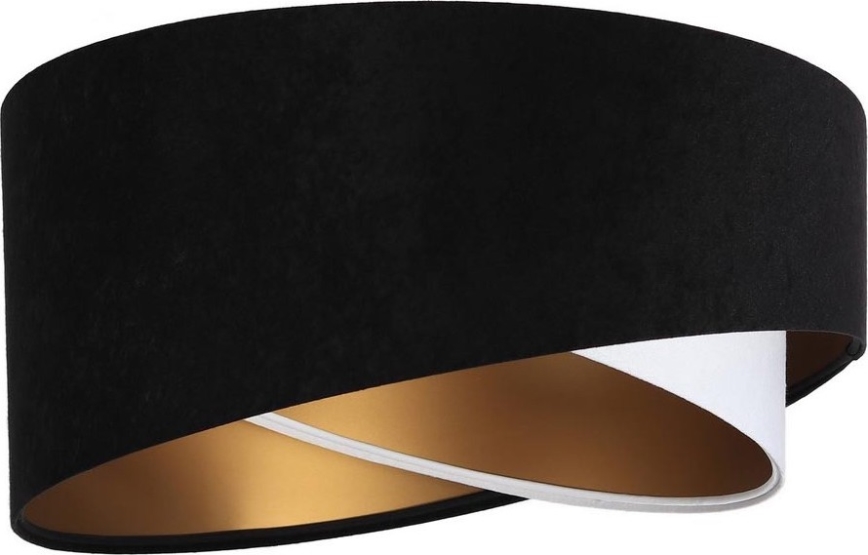 Universal GALAXY lampshade E27 Ø 45 cm schwarz/weiß/gold