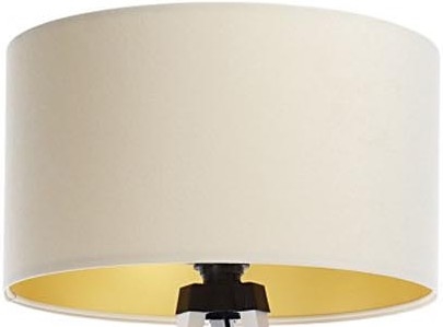 Universal Lampenschirm STANDARD E27 Ø 45 cm Creme/Gold