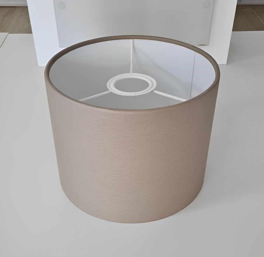 Universeller Ersatz-Lampenschirm WALEC E27 19x20 cm braun