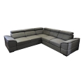 Universelles Eck-Schlafsofa mit Stauraum GRANADA in Dunkelgrau