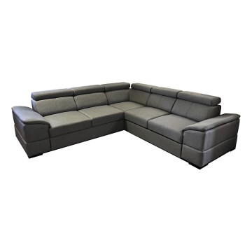 Universelles Eck-Schlafsofa mit Stauraum GRANADA in Dunkelgrau