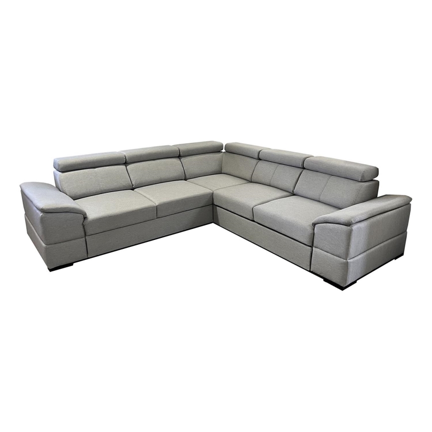 Universelles Eck-Schlafsofa mit Stauraum GRANADA in Grau