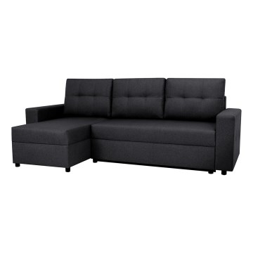 Universelles Ecksofa mit Schlaffunktion und Stauraum SEVILLA Anthrazit