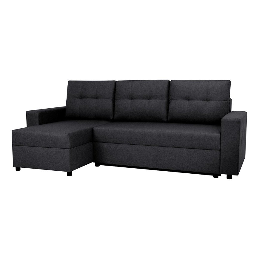 Universelles Ecksofa mit Schlaffunktion und Stauraum SEVILLA Anthrazit