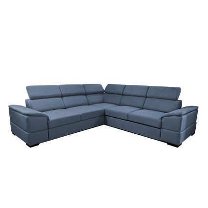 Universelles Eck-Schlafsofa mit Stauraum GRANADA in Blau
