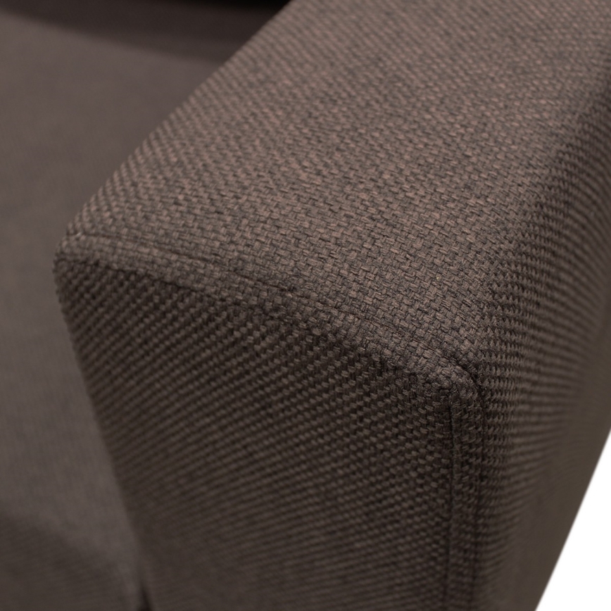 Universelles Eck-Schlafsofa mit Stauraum in U-Form SEYA, braun