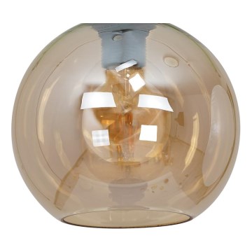 Universelles Ersatzglas SOFIA für E27, Ø 20 cm, rauchbeige