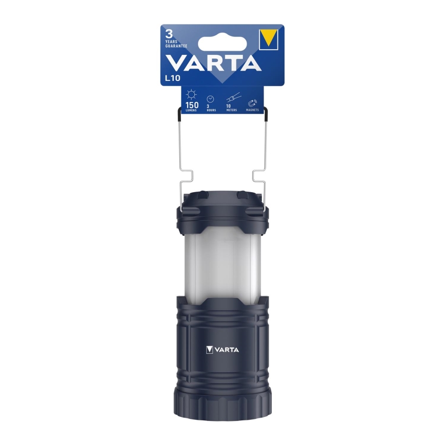 Varta 15673101111 - LED-Camping-Taschenlampe L10 LED/3xAAA