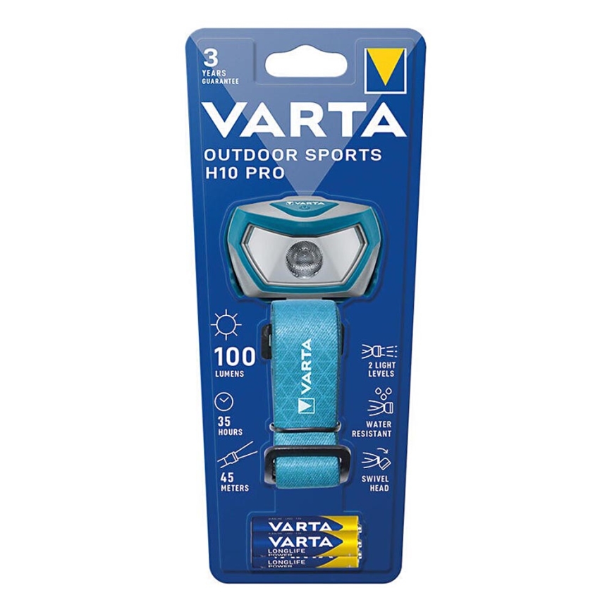 Varta 16650101421 - LED Stirnlampe OUTDOOR SPORTS H10 Pro LED/3xAAA