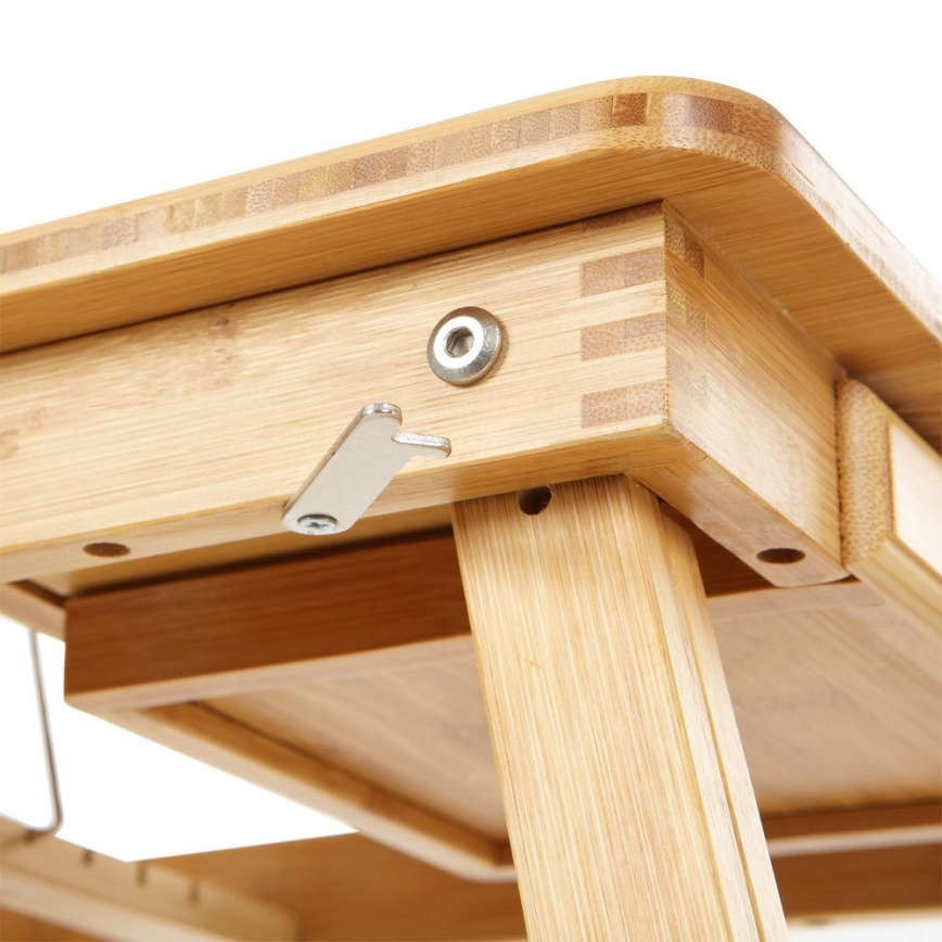 Verstellbarer Computertisch fürs Bett LAT, Braun